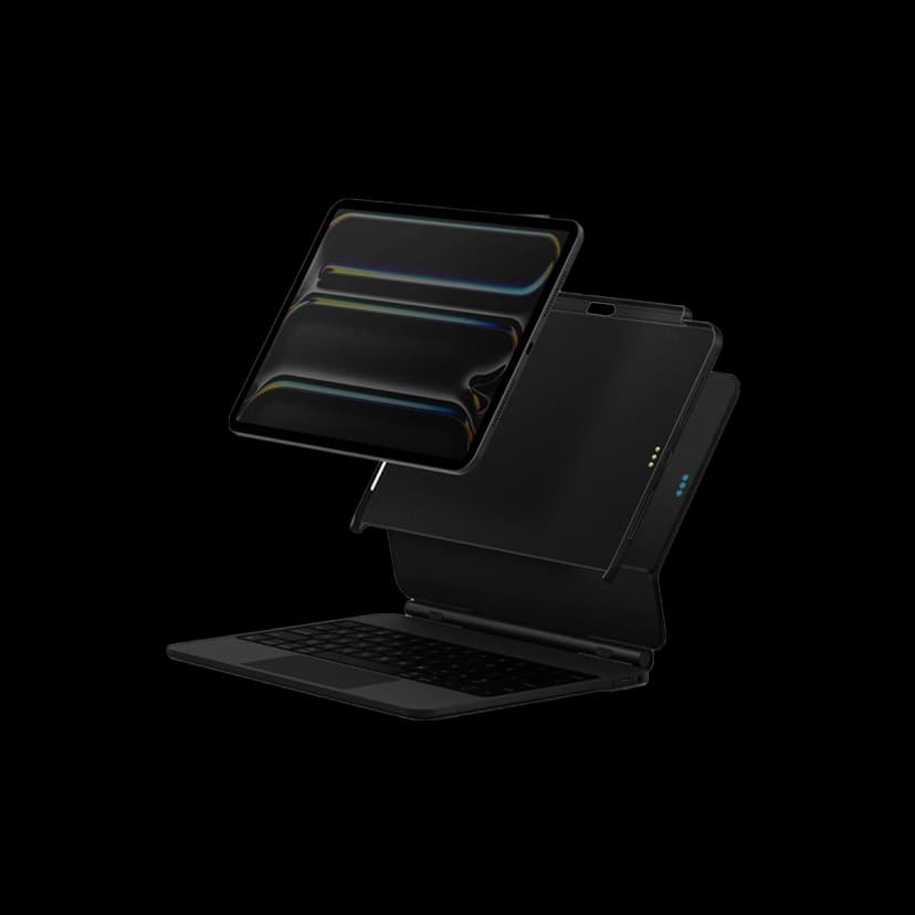 Uniq Apple iPad Pro 11 (2024) Axel Manyetik Tablet Kılıf - Siyah