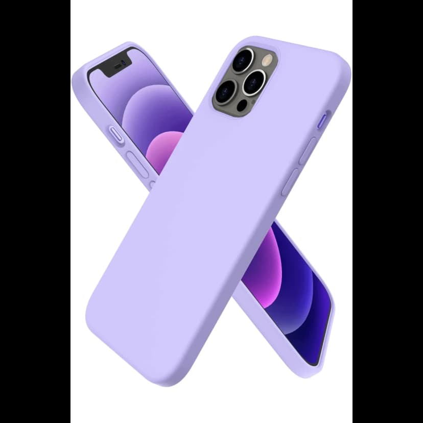 Newface Apple iPhone 12 Pro Max Kılıf First Silikon - Lila