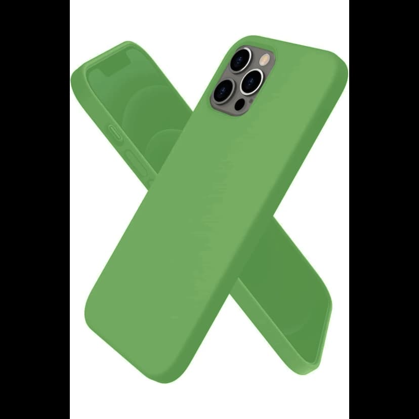 Newface Apple iPhone 12 Pro Max Kılıf First Silikon - Yeşil