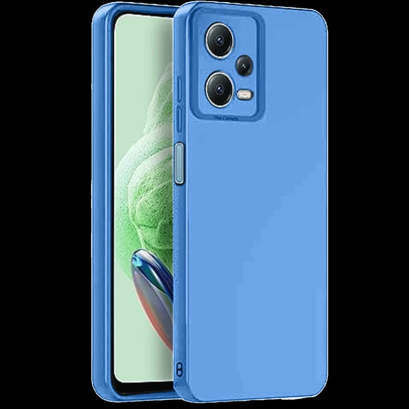 Newface Xiaomi Redmi Note 12 Pro 5G Kılıf Nano içi Kadife Silikon - Mavi