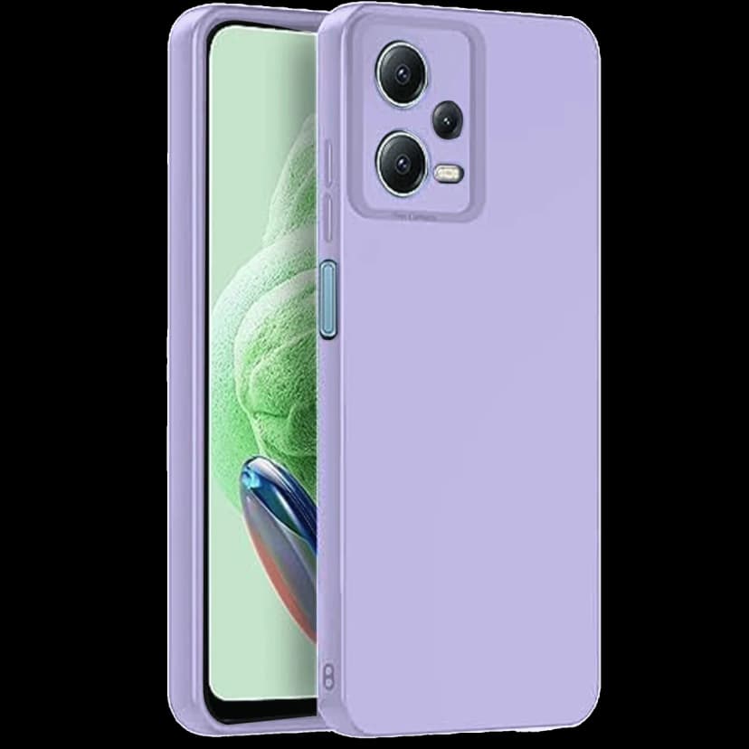 Newface Xiaomi Redmi Note 12 Pro 5G Kılıf Nano içi Kadife Silikon - Lila