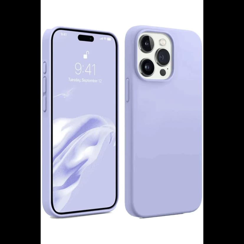 Newface Apple iPhone 15 Pro Kılıf First Silikon - Lila