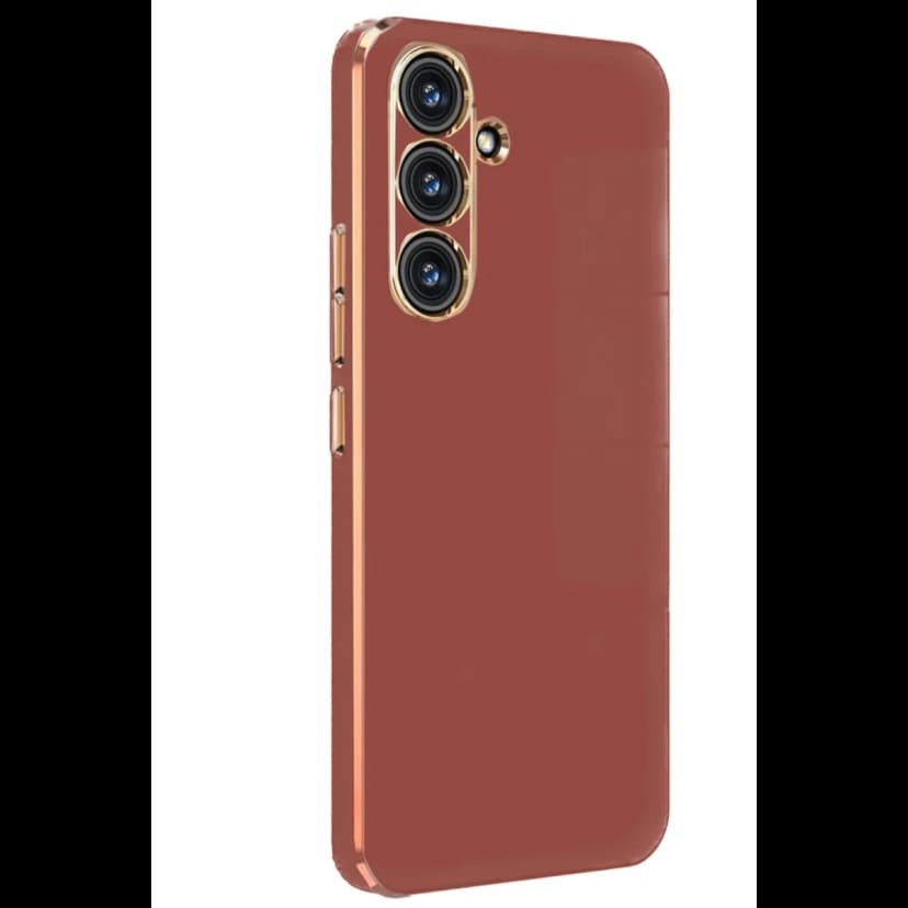 Newface Samsung Galaxy M34 5G Kılıf Volet Silikon - Kırmızı