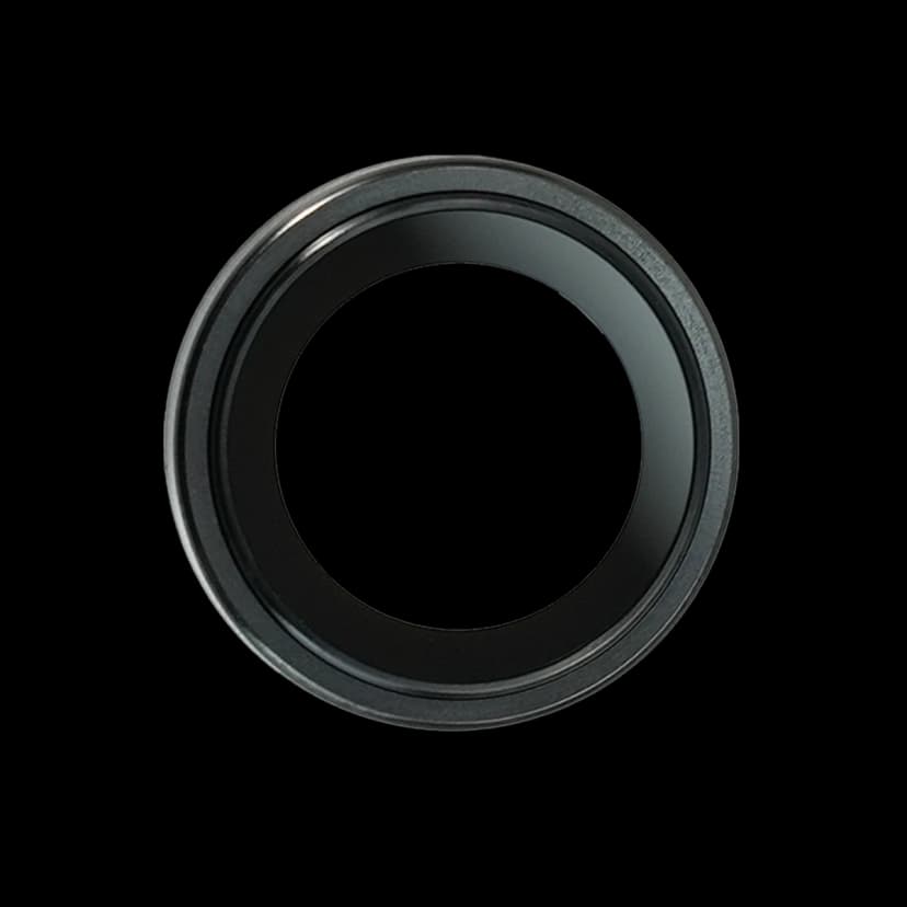 URR Apple iPhone 17E Titanium Alloy AR Kamera Lens Koruyucu - Siyah