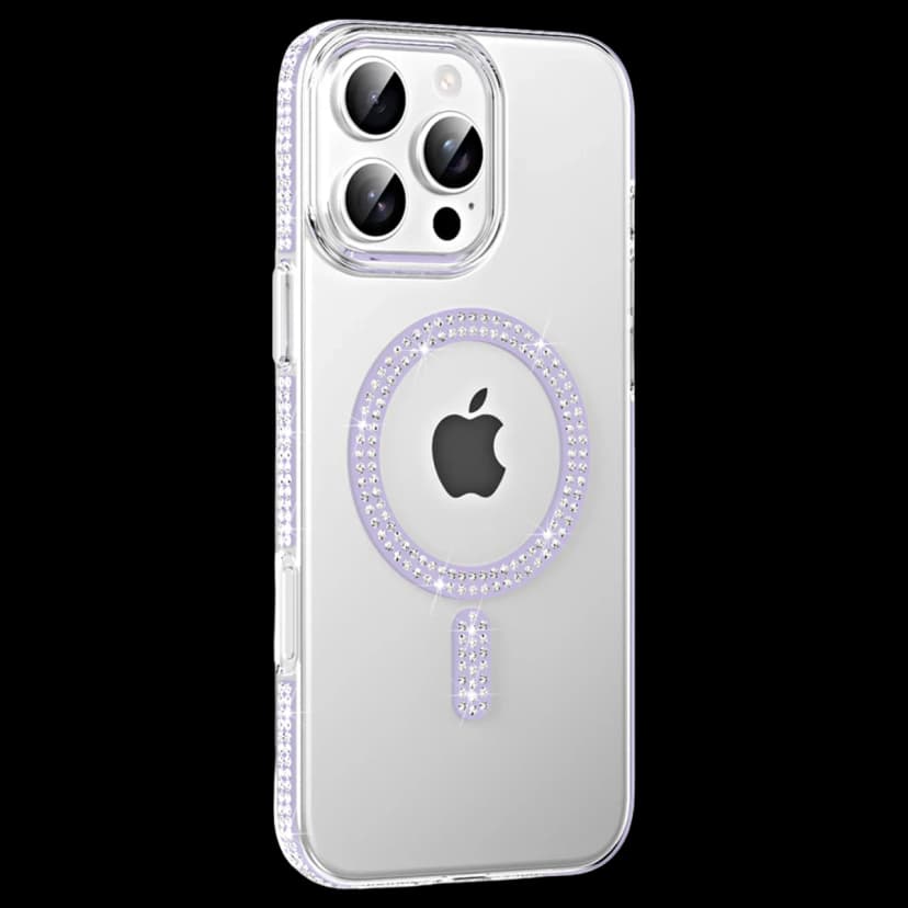 Joko Apple iPhone 16 Pro Max Move Taşlı Magsafe Kapak - Lila