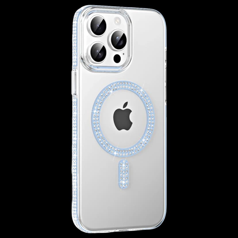 Joko Apple iPhone 14 Pro Max Move Taşlı Magsafe Kapak - Mavi
