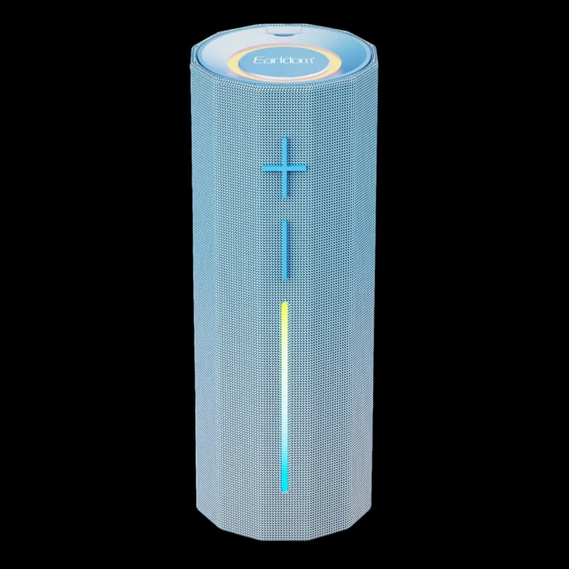 Earldom A39 5W RGB Işıklı Süper Bass BT 5.3 Kablosuz Hoparlör - Mavi
