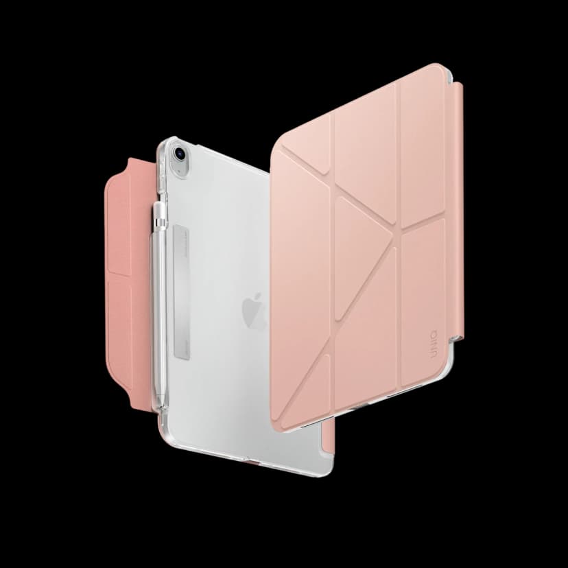 Uniq Apple iPad 2025 10.9 (10.nesil) A16 Camden Katlanabilir Tablet Kapak - Pembe