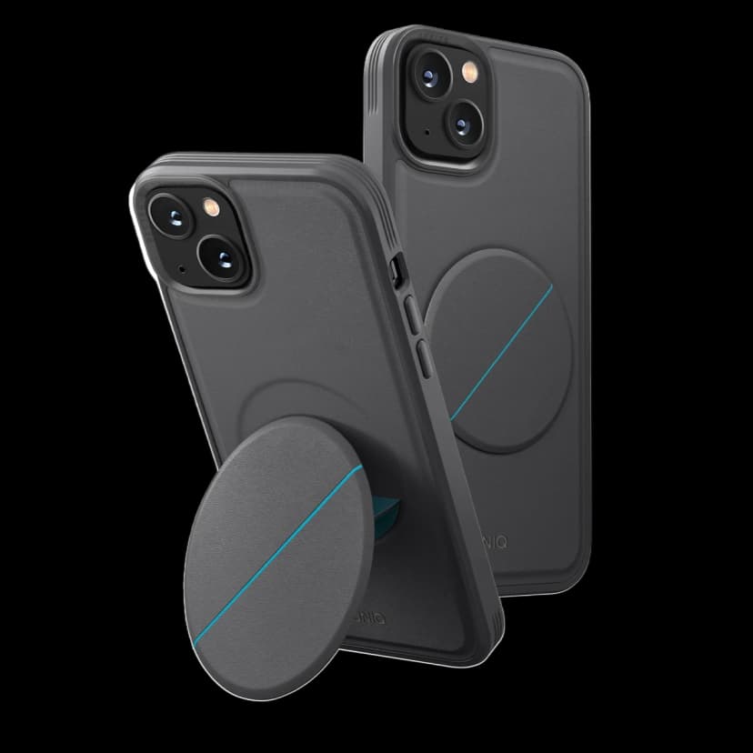 Uniq Apple iPhone 14 Plus Novo Standlı Kapak - Gri