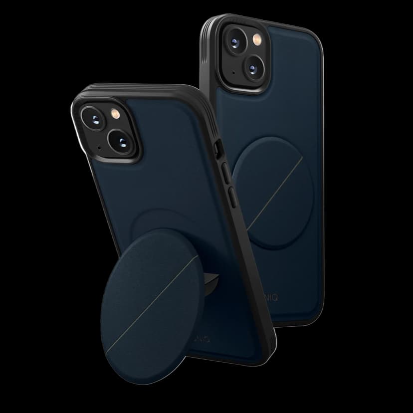 Uniq Apple iPhone 14 Plus Novo Standlı Kapak - Mavi