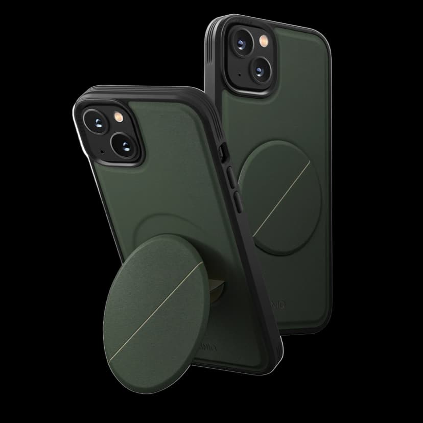 Uniq Apple iPhone 14 Plus Novo Standlı Kapak - Yeşil