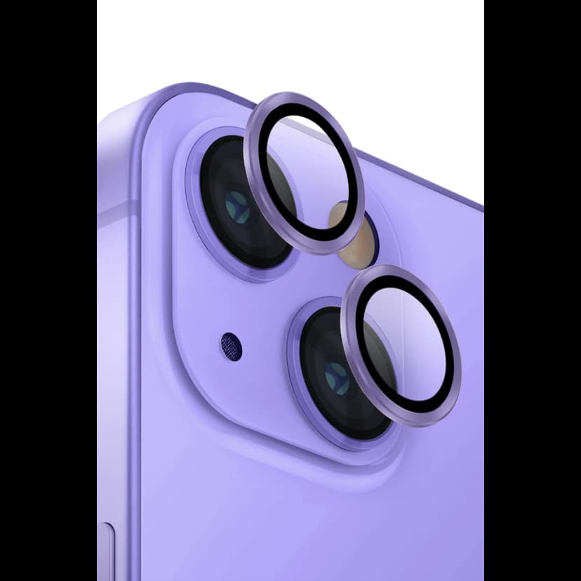 Uniq Apple iPhone 14 Optix Kamera Lens Koruyucu - Lila