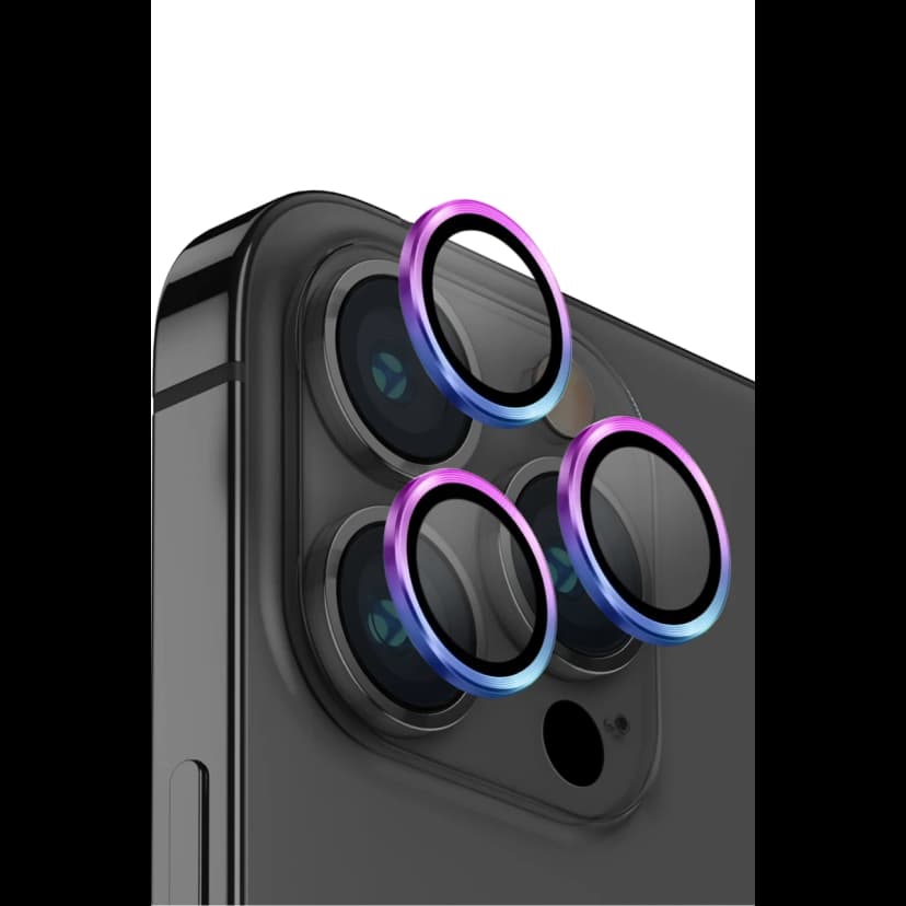 Uniq Apple iPhone 14 Pro Max Optix Kamera Lens Koruyucu - Rainbow
