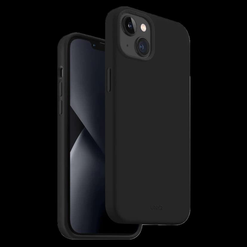 Uniq Apple iPhone 14 Plus Lino Silikon Kapak - Siyah