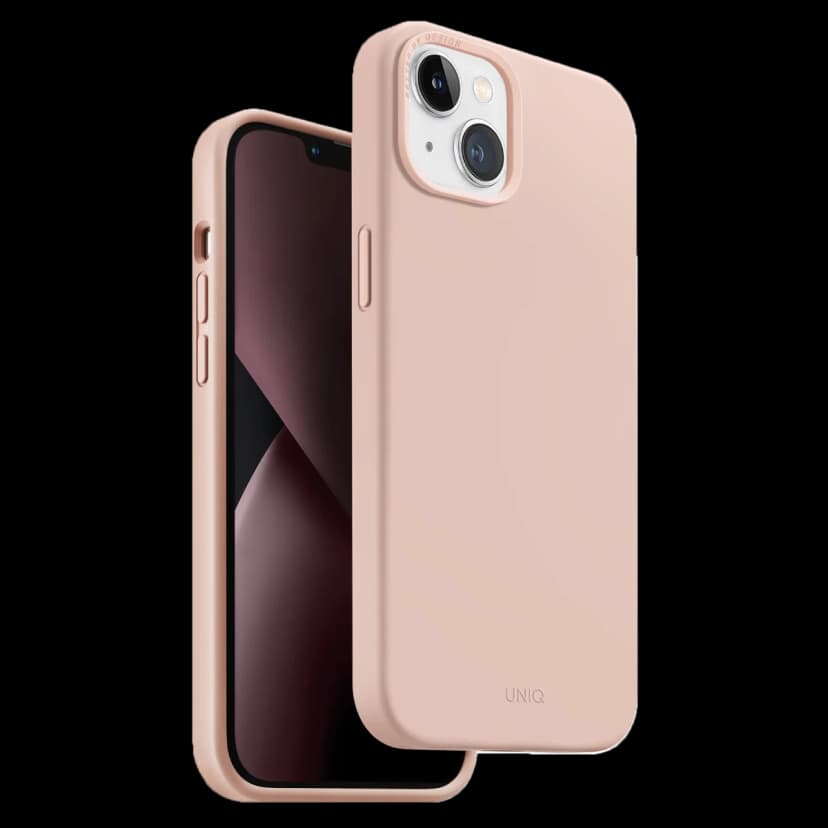 Uniq Apple iPhone 14 Plus Lino Silikon Kapak - Pembe