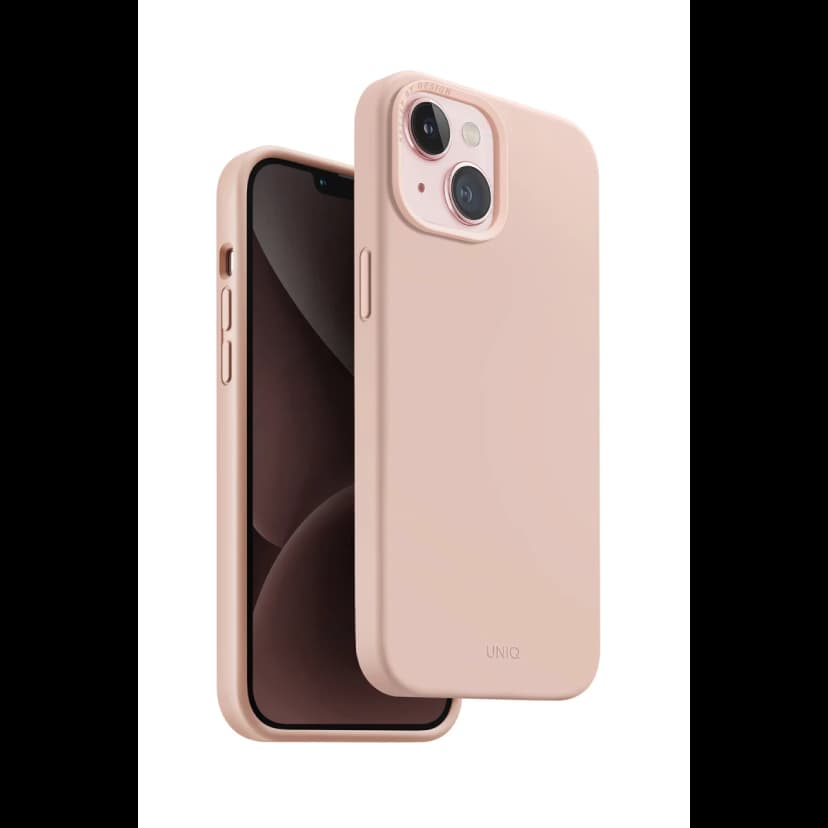 Uniq Apple iPhone 14 Plus Lino Hue Magsafe Kapak - Pembe