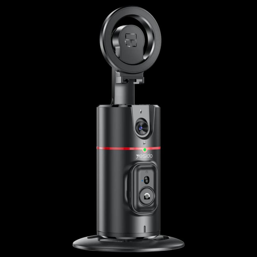 Yesido SF20 360 Derece Yapay Zeka Yüz Takipli Tripodlu Selfie Gimbal - Siyah