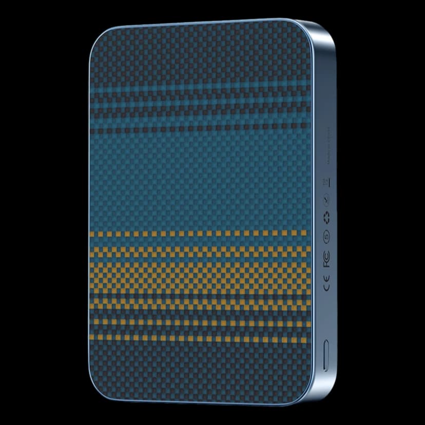 Keephone PB51 Brendy Kevlar 10.000 mAh 22.5W USB 20W Type-C ve 15W Kablosuz Şarj Destekli Magsafe Powerbank - Ay Doğumu
