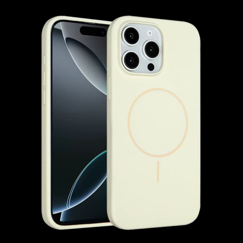 Joko Apple iPhone 15 Pro Max Kılıf Jully Magsafe Kapak - Bej