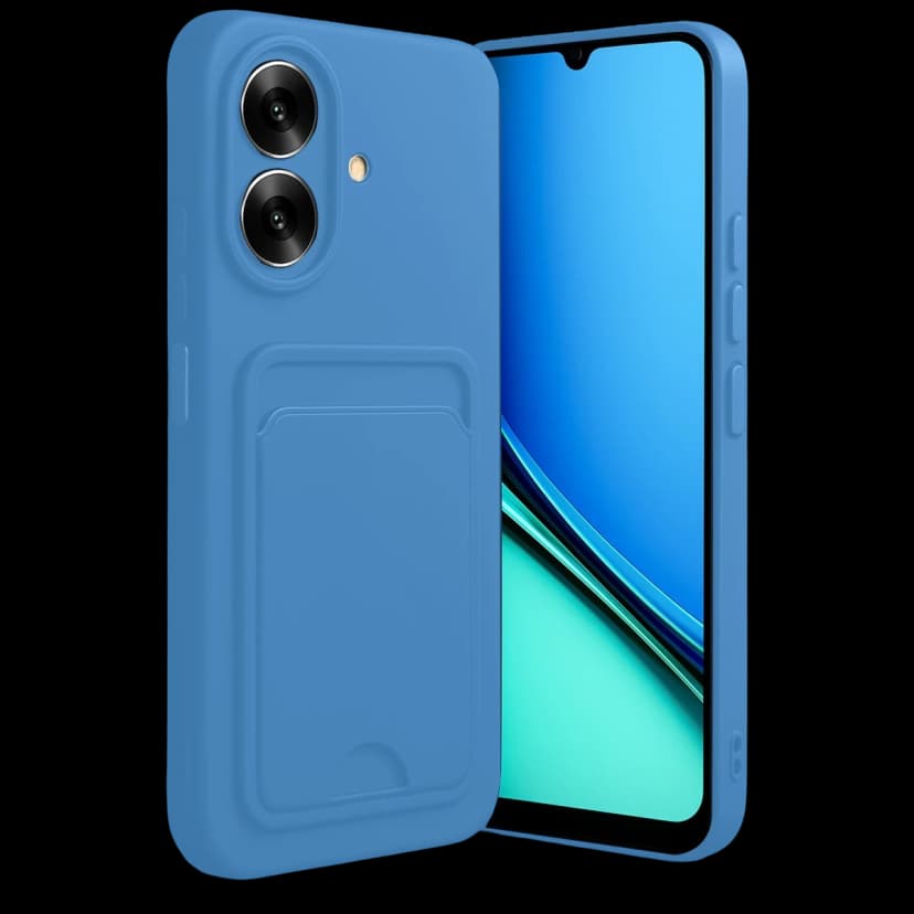 Newface Realme Note 60 Kelvin Kartvizitli Silikon - Açık Mavi