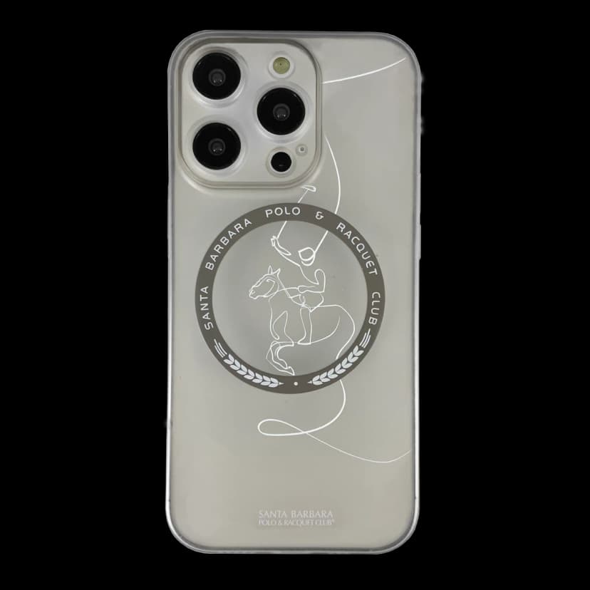 Santa Barbara Polo Racquet Club Apple iPhone 14 Pro Max Albert Magsafe Kapak - Titan Gri