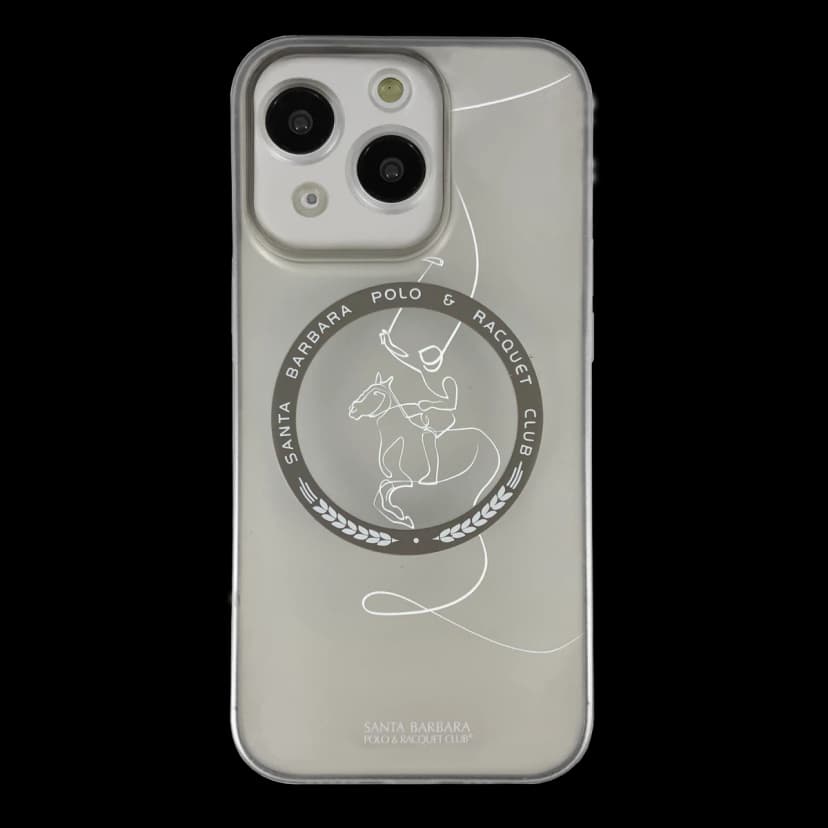 Santa Barbara Polo Racquet Club Apple iPhone 14 Albert Magsafe Kapak - Titan Gri