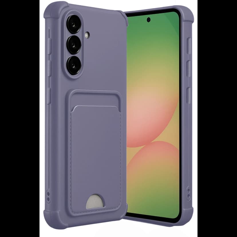 Newface Samsung Galaxy A36 Kılıf Kelvin Kartvizitli Silikon - Lila