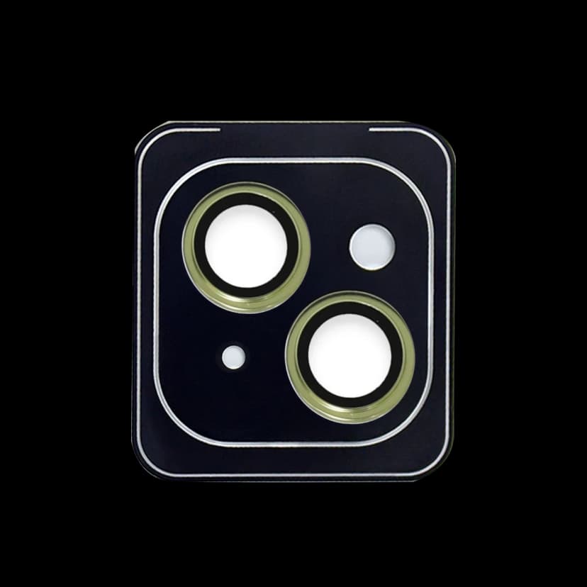 URR Apple iPhone 14 Fan Series AR Kamera Lens Koruyucu - Sarı