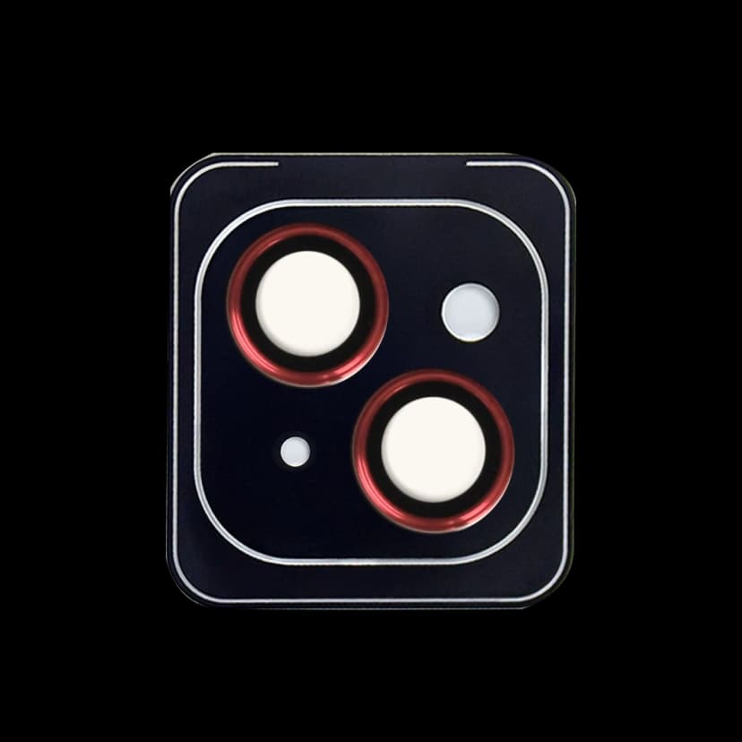 URR Apple iPhone 13 Fan Series AR Kamera Lens Koruyucu - Kırmızı