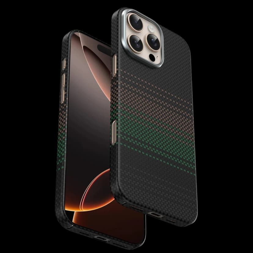 Keephone Apple iPhone 16 Pro Max Kevlar Seanova Magsafe Kılıf - Aurora