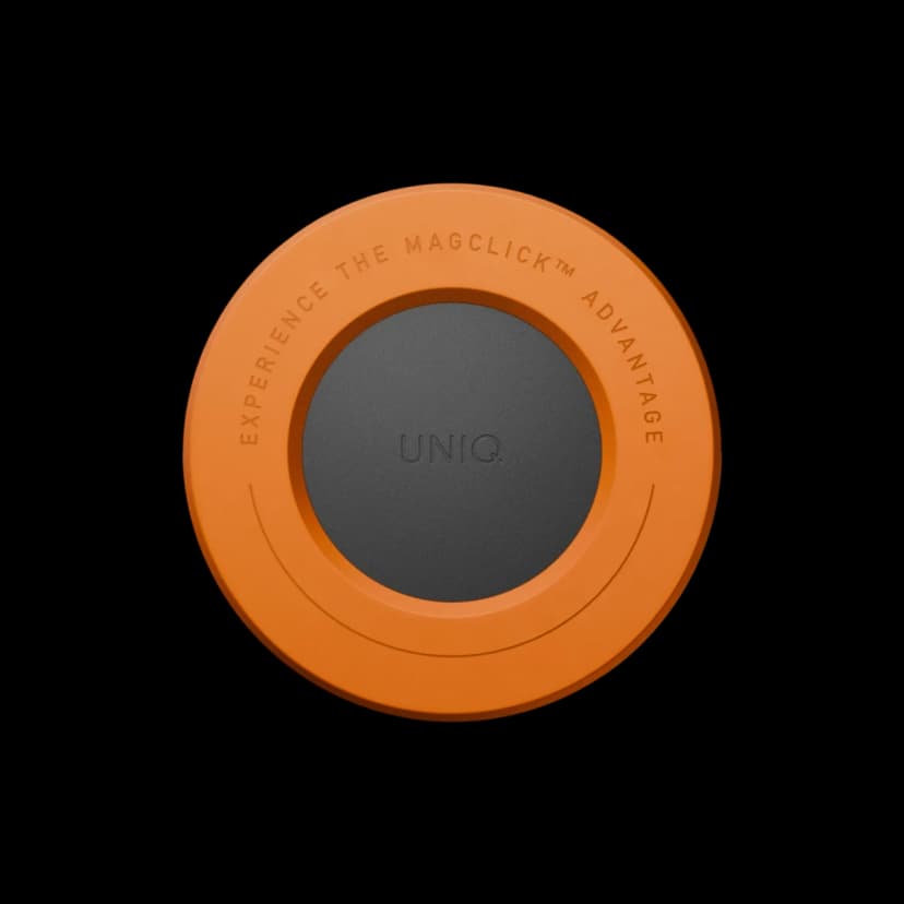Uniq Snapmount Magclick Telefon ve Tablet İçin 360 Dönen Manyetik Magsafe Tutucu - Turuncu