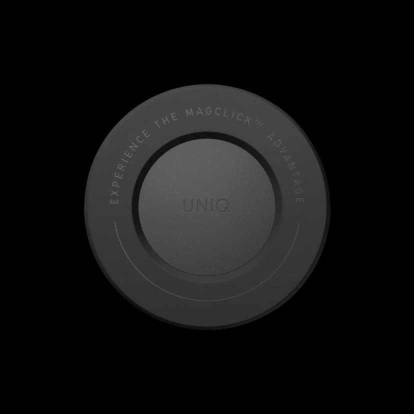 Uniq Snapmount Magclick Telefon ve Tablet İçin 360 Dönen Manyetik Magsafe Tutucu - Siyah