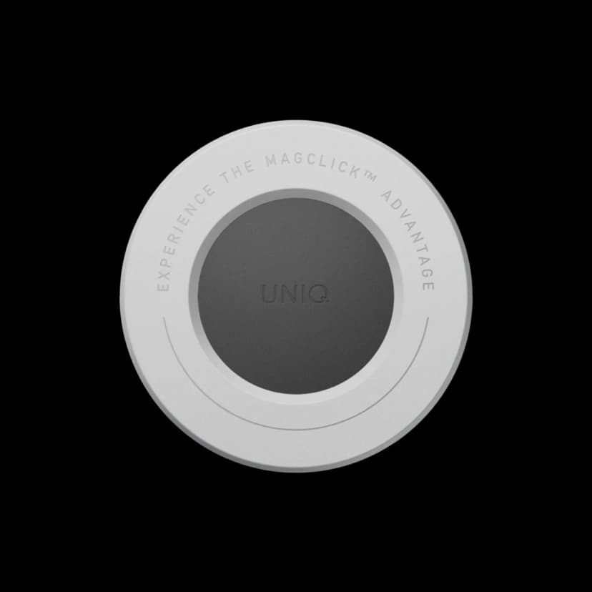 Uniq Snapmount Magclick Telefon ve Tablet İçin 360 Dönen Manyetik Magsafe Tutucu - Gri
