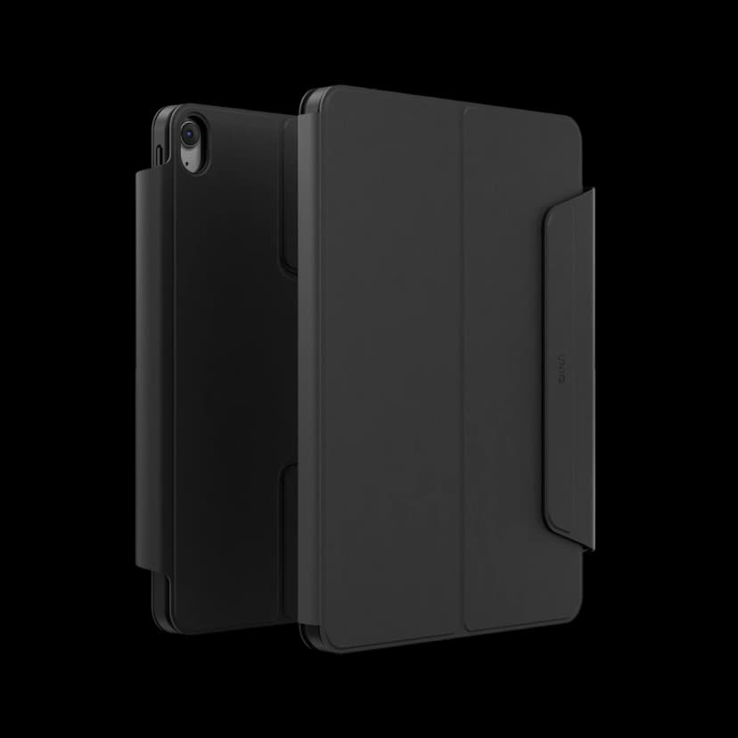 Uniq Apple iPad Air 13 (2024) Rovus Snapmount 360 Derece Dönebilen Manyetik Tablet Kılıf - Siyah