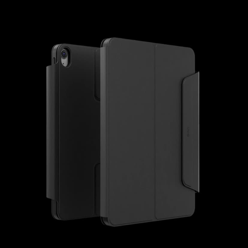 Uniq Apple iPad Air 11 (2024) Rovus Snapmount 360 Derece Dönebilen Manyetik Tablet Kılıf - Siyah