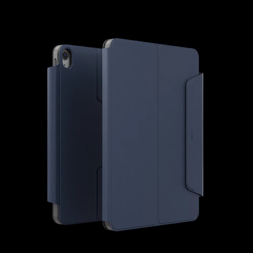Uniq Apple iPad Air 11 (2024) Rovus Snapmount 360 Derece Dönebilen Manyetik Tablet Kılıf - Lacivert