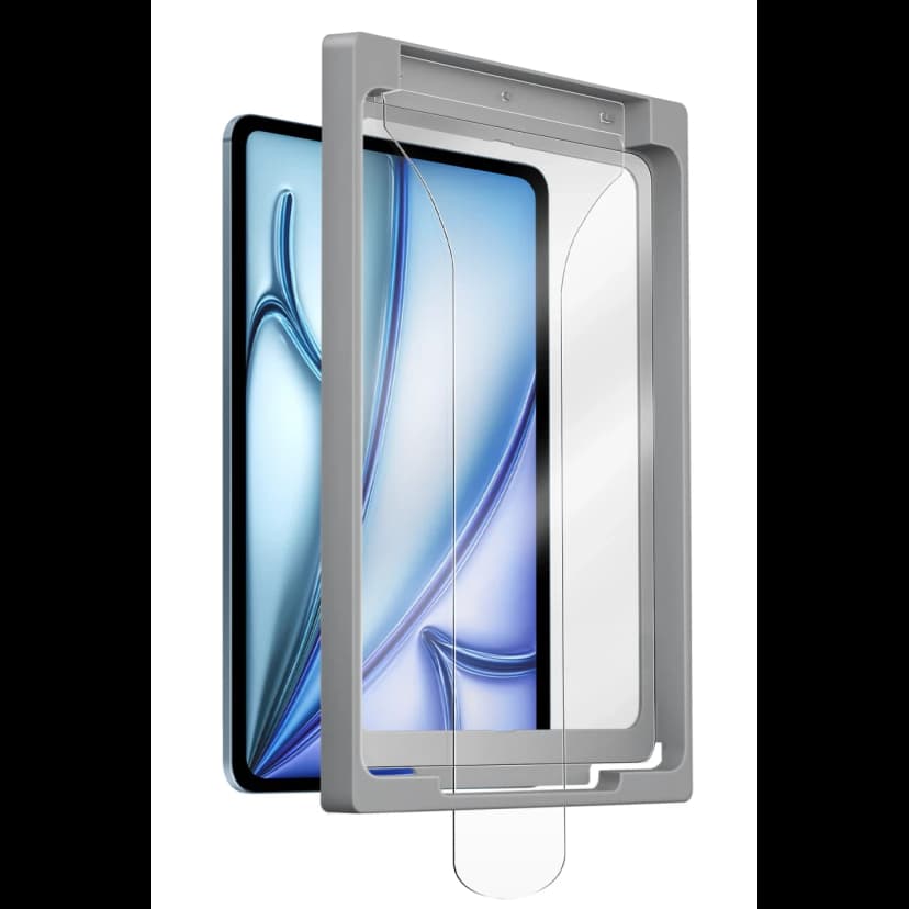 Uniq Apple iPad Pro 13 (2024) Optix Exofit Applicator HD Tablet Cam Ekran Koruyucu - Şeffaf