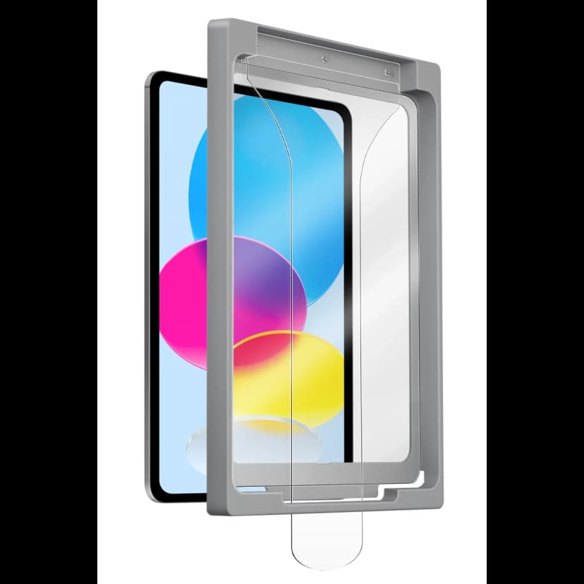Uniq Apple iPad 2025 10.9 10.Nesil (A16) Optix Exofit Applicator HD Tablet Cam Ekran Koruyucu - Şeffaf