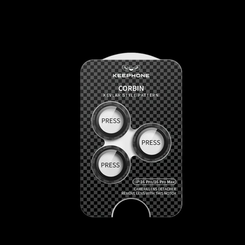 Keephone Apple iPhone 16 Pro Max Corbin Kamera Lens - Siyah