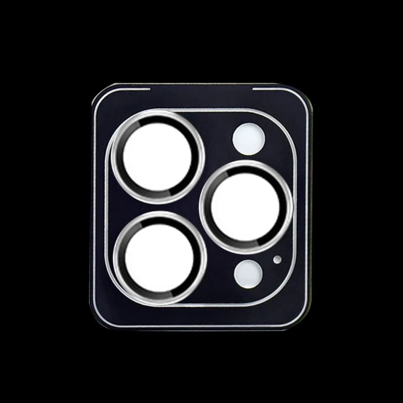 URR Apple iPhone 14 Pro Max Fan Series AR Kamera Lens Koruyucu - Gümüş