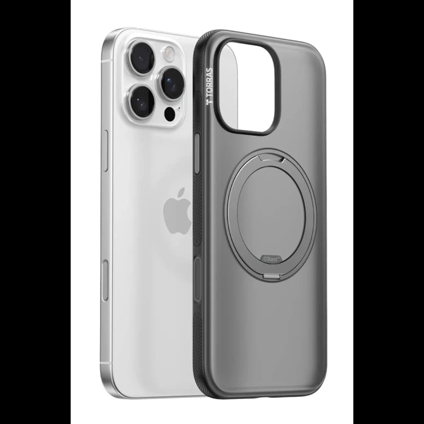 Torras Apple iPhone 16 Pro Max O Stand R Fitness Serisi Magsafe Kılıf - Siyah