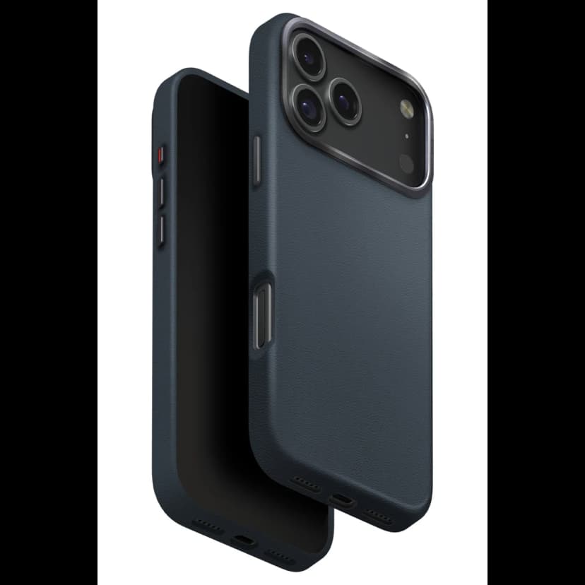 Uniq Apple iPhone 17 Pro Lyden Magsafe Deri Kapak - Mavi