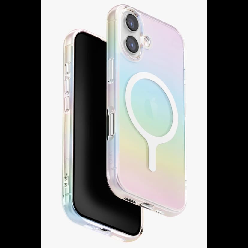 Uniq Apple iPhone 17 Iridescia Magsafe Kapak - Rainbow