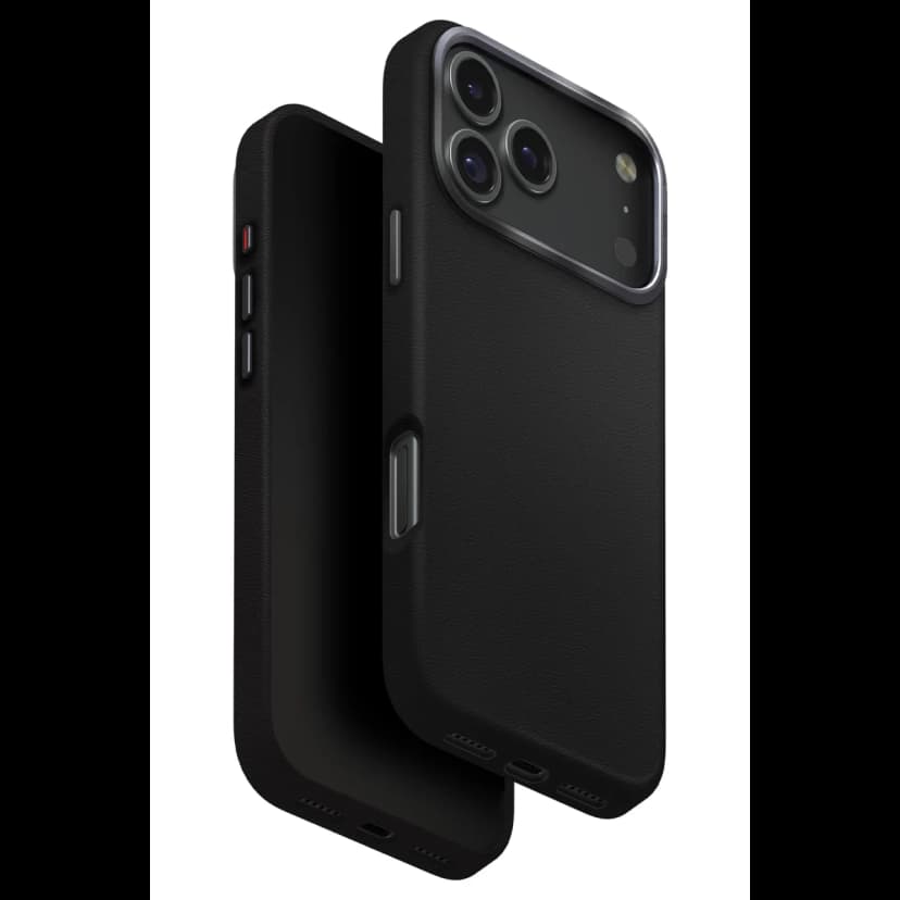 Uniq Apple iPhone 17 Pro Max Lyden Magsafe Deri Kapak - Siyah