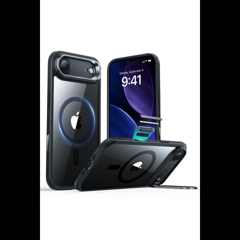 ESR Apple iPhone 17 Air Classic Hybrid Magsafe Standlı Kapak - Siyah