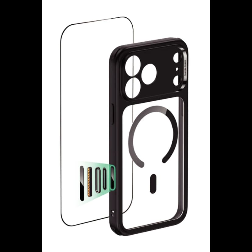 ESR Apple iPhone 17 Pro Max Classic Hybrid Magsafe Kapak + Cam Hediyeli Set - Siyah