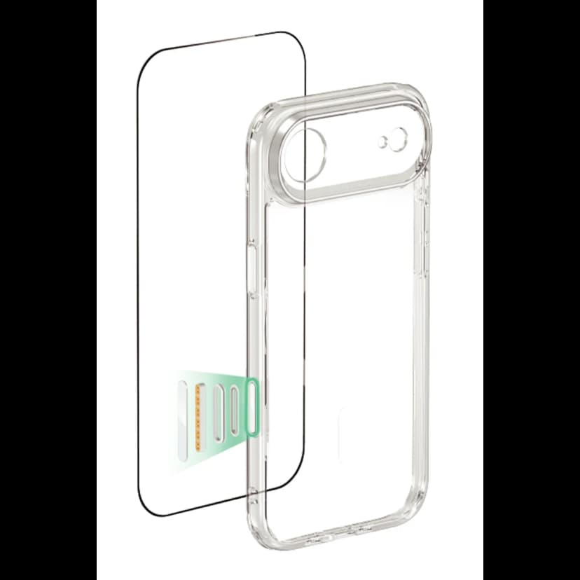 ESR Apple iPhone 17 Air Classic Hybrid Magsafe Kapak + Cam Hediyeli Set - Şeffaf