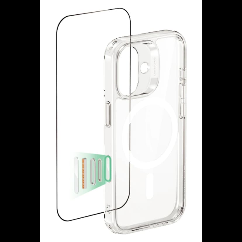 ESR Apple iPhone 17 Classic Hybrid Magsafe Kapak + Cam Hediyeli Set - Şeffaf