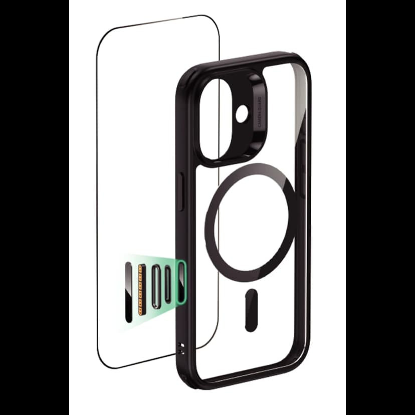 ESR Apple iPhone 17 Classic Hybrid Magsafe Kapak + Cam Hediyeli Set - Siyah
