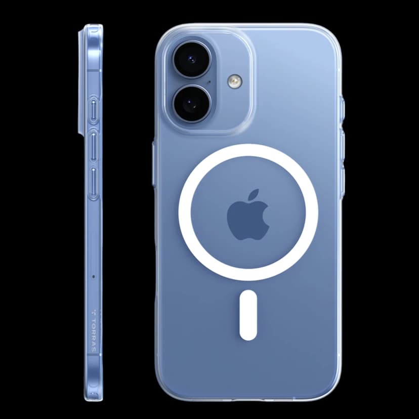 Torras Apple iPhone 17 SlimFit Magsafe Kılıf - Şeffaf